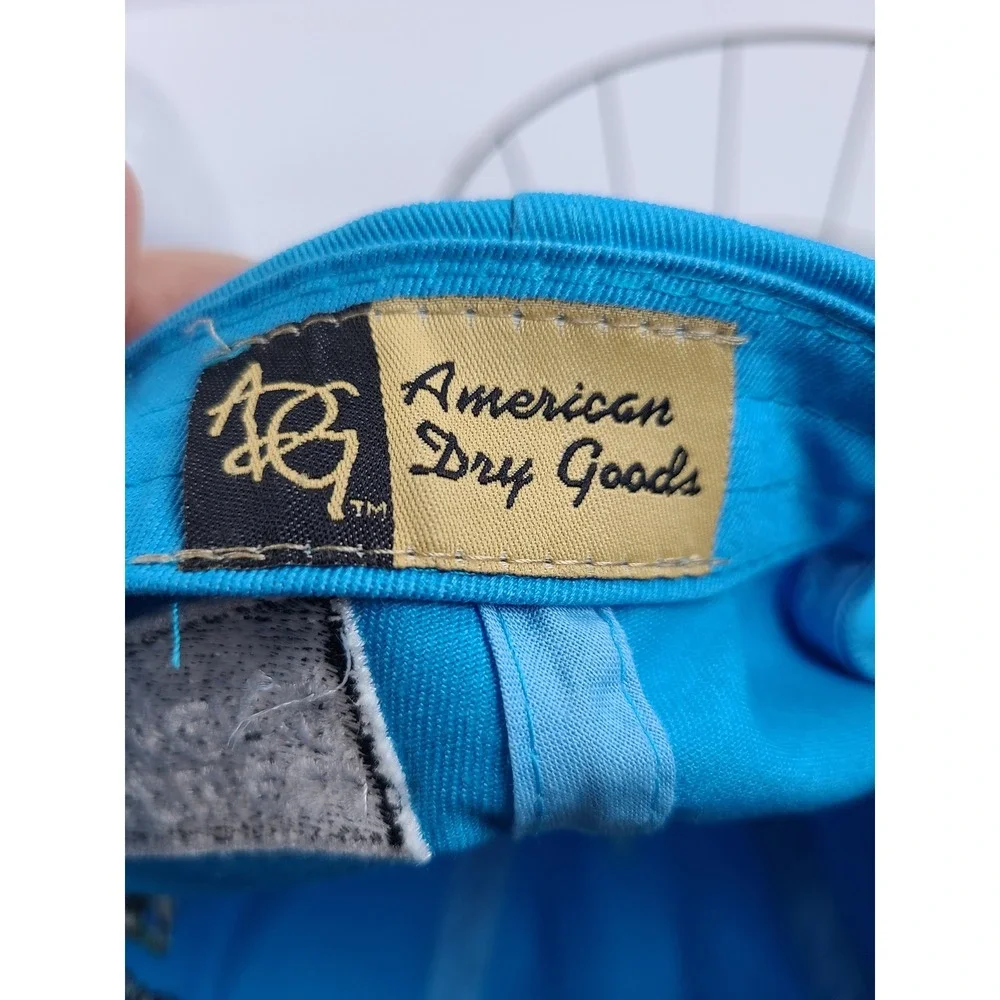 American‎ Dry Goods Trashmasters Aspen Golf Hat Blue Cotton Adjustable Cap 0166